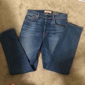 7 for all man kind high rise jeans